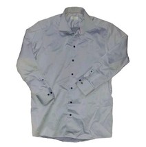 Eton Contemporary Mens 16.5 / 42 Light Blue Button Up Dress Shirt Long Sleeve - £30.84 GBP