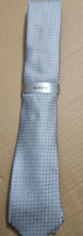 ALFANI Men&#39;s Tie Hazel Neat Silver 040 NWT MSRP $55.00 - $14.80