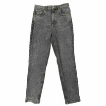 asos Denim High Rise Mom Jeans Womens size 28 Tapered Leg Gray - £17.64 GBP