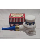 Vintage AVON UNCLE SAM PIPE After Shave Decanter With Original Box - FULL - $187.85 MXN