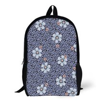 Mondxflaur Flowers Backpacks for School Kids Adults Lightweight Bag 16.9in - £19.17 GBP