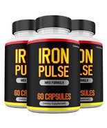 Iron Pulse Supplemement, Max Strength Formula, IronPulse Capsules (3 pack) - $689.41 MXN