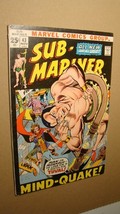 SUB-MARINER 43 *SOLID* VS MIND-QUAKE DOUBLE SIZE 1971 MARVEL - $13.86