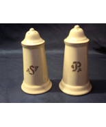 Vintage PFALTZGRAFF Stoneware VILLAGE Salt &amp; Pepper Shaker Set - Made In... - £9.32 GBP