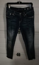 Miss Me Jeans Size 28 Signature Skinny 29&quot; Inseam Womens Jeweled Pockets... - $34.99