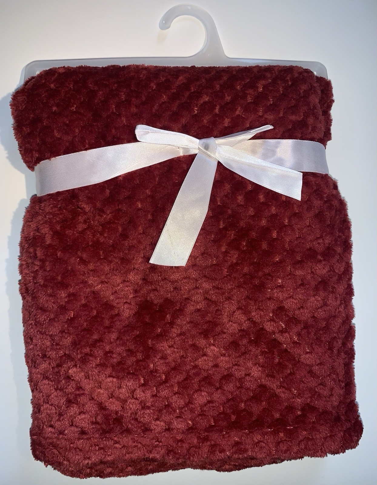 NWOT Stylish Baby Soft Flannel Fleece Baby Infant Throw Blanket in Red B... - $6.99