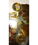 RARE BRITISH GOLDEN SET OF THE CELEBRATION OF A KING AND THE QUEEN/ FR S&amp;H  - $418.67 MXN