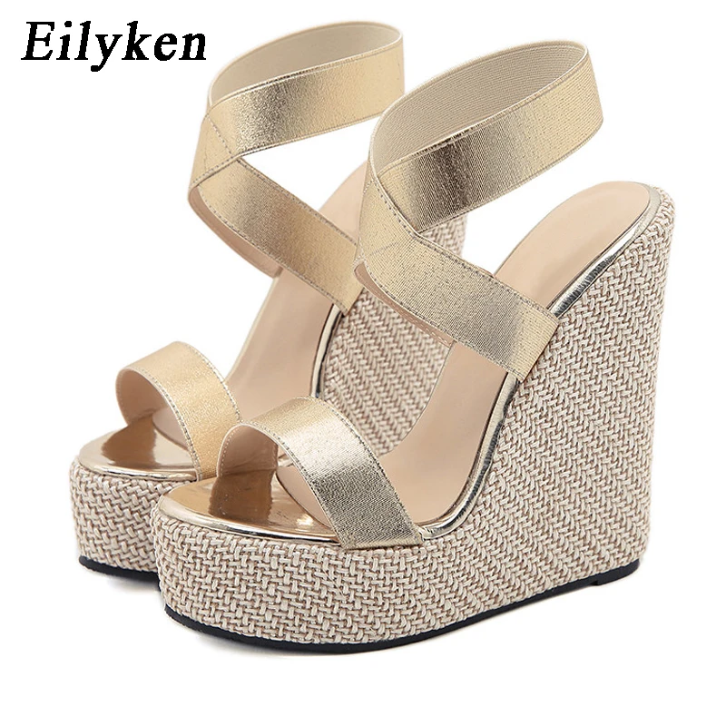 Eilyken 2024 New Trends Platform Wees Sandals For Women  Street Style Casual Par - £65.81 GBP