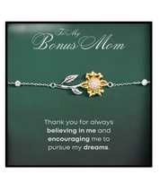 Sunflower Bracelet Bonus Mom Gift, Encouraging Me, Sunflower Bracelet, f... - $53.85+