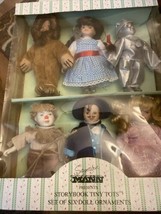 Seymour Mann Storybook Tiny Tots Wizard of Oz Set of 6 Doll Ornaments - £19.87 GBP