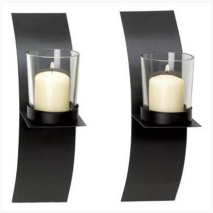 Primary image for 2 Pair -  Mod-Art Candle Sconce Duo ( 4 Sconces)