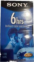 Sony T-120VL Standard Grade VHS Video Cassette T-120 New &amp; Sealed—SHIPSN... - $9.78