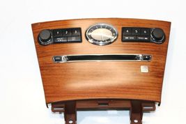 2006-2007 INFINITI M35 M45 CENTER DASH RADIO CONTROL CLOCK WOOD TRIM BEZEL P1885 image 8