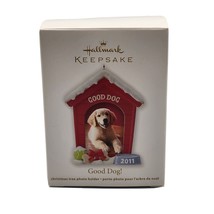 Hallmark Keepsake Ornament Good Dog! Christmas Tree Photo Holder 2011 In Box - £11.47 GBP