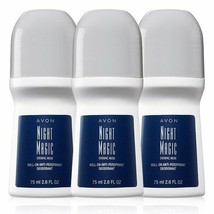 Avon Night Magic 2.6 Fluid Ounces Roll-On Antiperspirant Deodorant Trio Set - $10.98