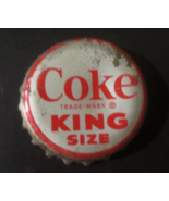 Coca-Cola Coke Trade Mark  King Size Bottle cap with Cork Lining Used - £1.36 GBP
