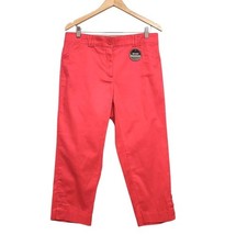 Counterparts Womens 10 Pink Stretch No Gap Waist  Capri Cropped Pants Ca... - $21.29
