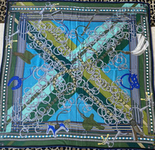 NIB Brides Et Gris GM Shawl #08 Bleu/Vert/Absinthe 140cm Stunning Colorway - $1,599.99