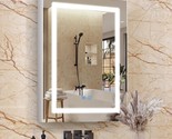 Bathroom Medicine Cabinets: 20&quot; X 28&quot; Adjustable Shelf, 3-Color Dimmer, - $155.93