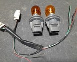 2x Turn Signal Corner Light Bulb + Socket &amp; Connector Accord Civic Eleme... - £21.14 GBP