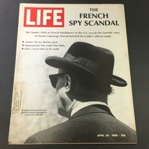 VTG Life Magazine April 26 1968 - Philippe Thyraud de Vosjoli French Spy Scandal - £10.46 GBP