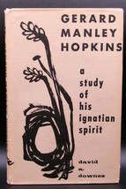 David Downes Gerard Manley Hopkins First Ed Hardcover Dj Poet Spirituality Study - £17.69 GBP