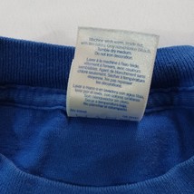 Gildan Activewear FLORENCE FALCON Men's Blue Cotton T-Shirt Long Sleeve Size L image 5