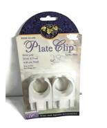 Epic Wine Glass Plate Clips 4 clips in package New fits most plates - £5.49 GBP
