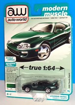 Auto World 2022 Modern Muscle #2 1996 Toyota Supra Deep Jewel Green Pearl - £9.59 GBP