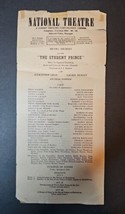 March 11th 1945 National Theatre Playbill -MESSRS SHUBERT- The Student Prince - £37.97 GBP