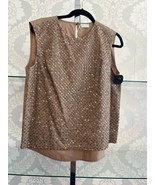 BRUNELLO CUCINELLI Embellished Style#MB70366F10C2528 Top Sz XL $1495 NWT - $445.40