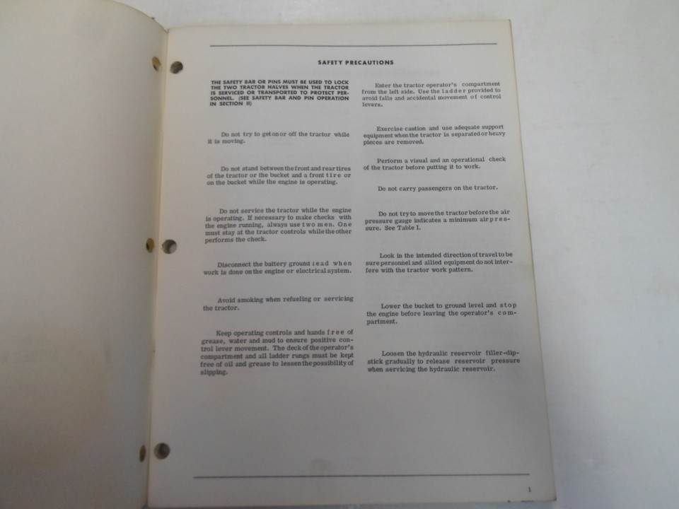 1969 WORN FACTORY OEM International Et Hough Operator Manual H-120C-3-
show o... Item image 5