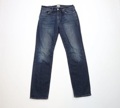 J Crew 770 Mens Size 32x32 Straight Leg Denim Jeans Pants Indigo Dark Wash - $49.45