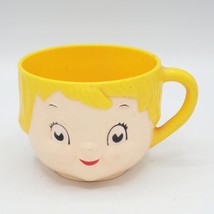 Campbell&#39;s Soup Kid Dolly Dingle 8 ounce Plastic Mug Cup Promotion 1975 - £28.00 GBP