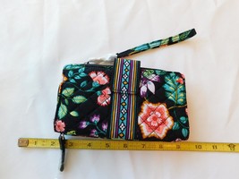 Vera Bradley Iconic RFID Combo Wristlet Vines Floral Zip Around Women&#39;s NWT - $59.39