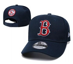 MLB-Boston Red Sox Baseball Cap adjustable Navy/Red New Era 9Forty Hat - $458.46 MXN