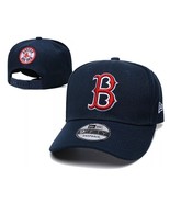 MLB-Boston Red Sox Baseball Cap adjustable Navy/Red New Era 9Forty Hat - €21,48 EUR