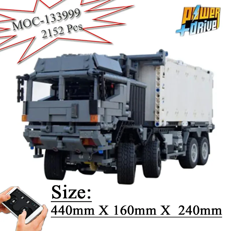 New Classic Off-road Truck MOC-133999-2152PCS Model Creation Kit Builds - £147.17 GBP+