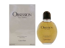 Obsession 6.7 Oz Eau de Toilette Spray for Men (Sealed Box) By Calvin Klein - £31.23 GBP
