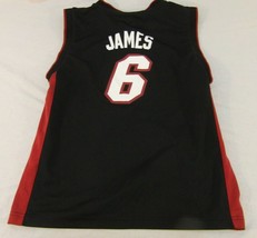 Youth Large NBA Miami Heat Lebron James #6 Basketball Collectible Jersey... - $53.99
