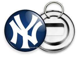 New York Yankees Baseball Team Bottle Opener Keychain Key Fob Game Fan Gift Idea - £12.97 GBP