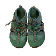 Chaco Outcross Water Shoe Size 10Sandal Hiking Trail Green Teal Junior Kid Shoes - £14.00 GBP