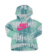Nike Girls Fleece Hoodie Mint Foam Tie Dye Size 6 NEW 36J101-E6D - $12.47