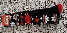 Christmas Winter Holiday Snowflake Design Ladies Knee Socks 9 to 11 Bran... - £9.15 GBP