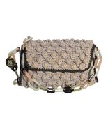 Missoni 3D Gray Wicker Crochet Medium Shoulder Bag Multicolor Resin Chai... - $417.00 CAD