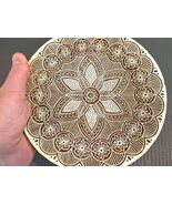 Large Wooden Handmade Printing Stamp Block Decorative Textiles Crafts Ta... - $39.00