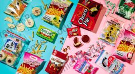 60 piece Asian Candies Snacks Variety Snack Combo, Japanese, Korean, Chinese - £27.37 GBP