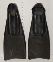 Aqua Lung U.S. Divers Otarie Black DIVING Swim FINS FLIPPERS Sz 9.5-11.5... - $49.45