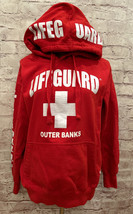 Popularity Products Lifeguard Outer Banks Hoodie Sweatshirt Red Cotton -... - £22.38 GBP