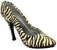&quot;Serengeti&quot; Zebra High Heel Miniature Just The Right Shoe 1999 Raine #25025 Vtg - £23.45 GBP